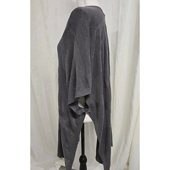 Lululemon Find Your Light Wrap Heathered Moonwalk Gray Purple Duster Women’s OS - Picture 4 of 7